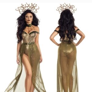 Premium Medusa Gold Costume